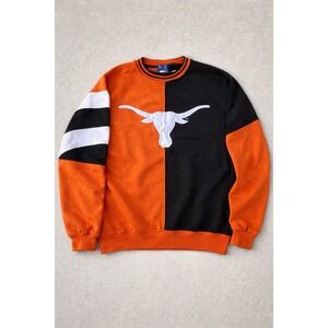 Vintage Starter Texas Longhorns Crewneck Sweatshirt XL Color Block
